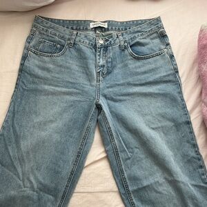 Ashley Mason Light Wash Straight Leg Jeans